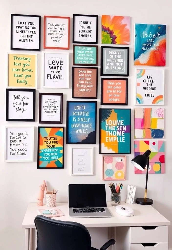 10 Must-Have Home Office Decor Items You Didn't Know You Needed! - 1. Motivational Wall Art