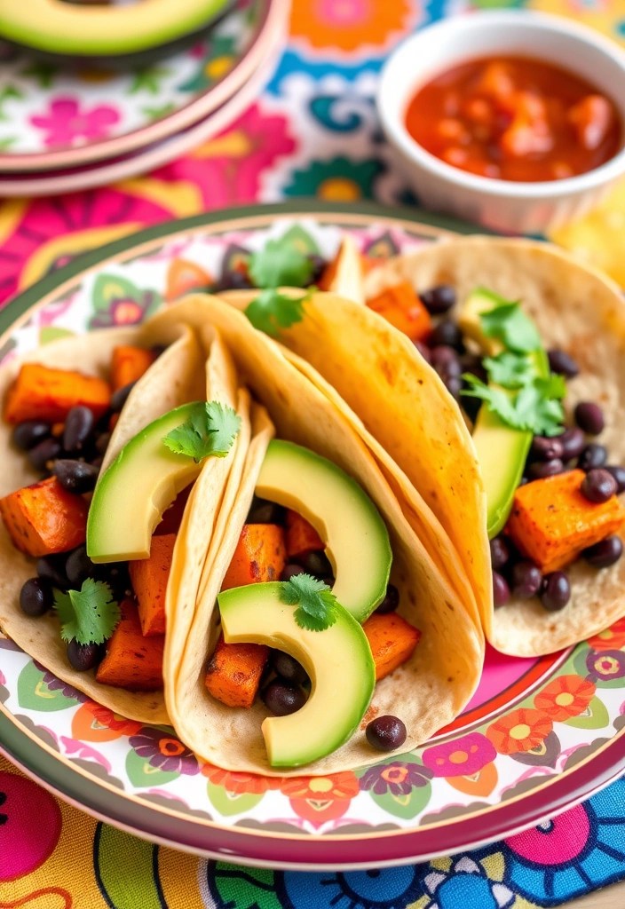 11 Healthy Dinners Under $10 That Are Perfect for Tight Budgets (You’ll Be Amazed by #8!) - 6. Sweet Potato and Black Bean Tacos