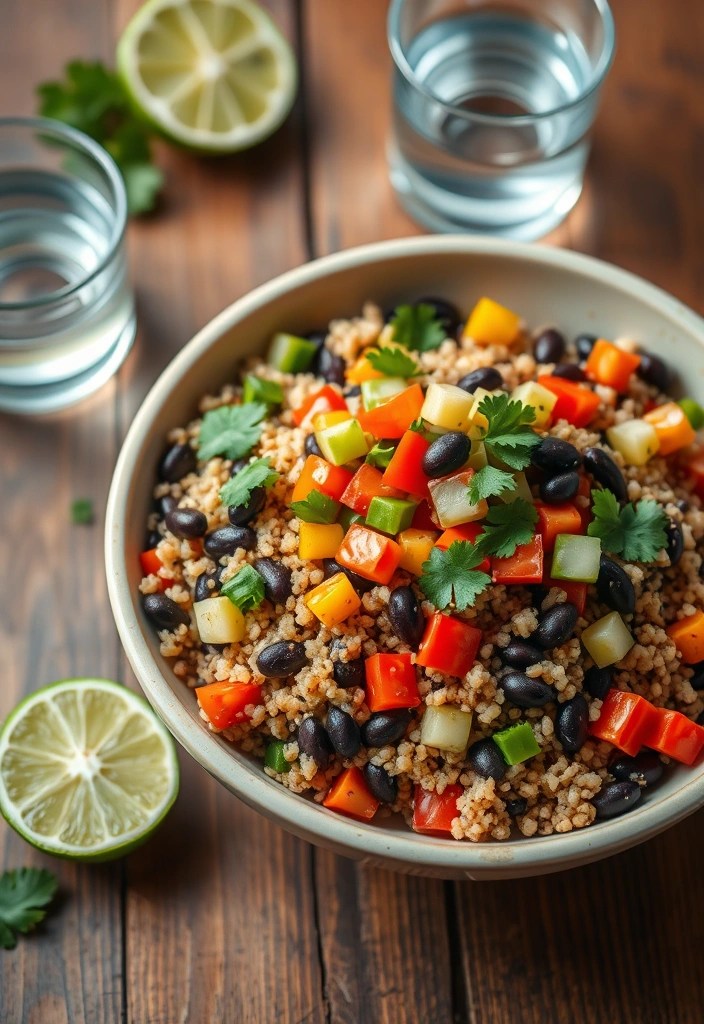 11 Meal Prep Ideas for Gluten-Free Lunches That Are Healthy and Filling (You’ll Crave #5!) - 1. Quinoa and Black Bean Salad