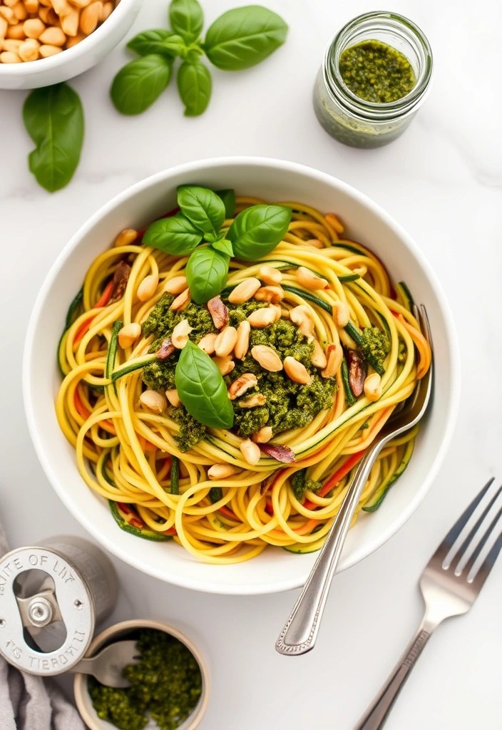 11 Meal Prep Ideas for Gluten-Free Lunches That Are Healthy and Filling (You’ll Crave #5!) - 4. Zucchini Noodles with Pesto
