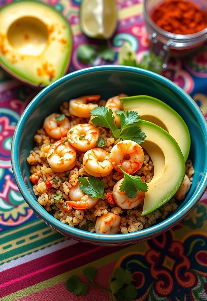11 Meal Prep Ideas for Gluten-Free Lunches That Are Healthy and Filling (You’ll Crave #5!) - 5. Spicy Shrimp Quinoa Bowls