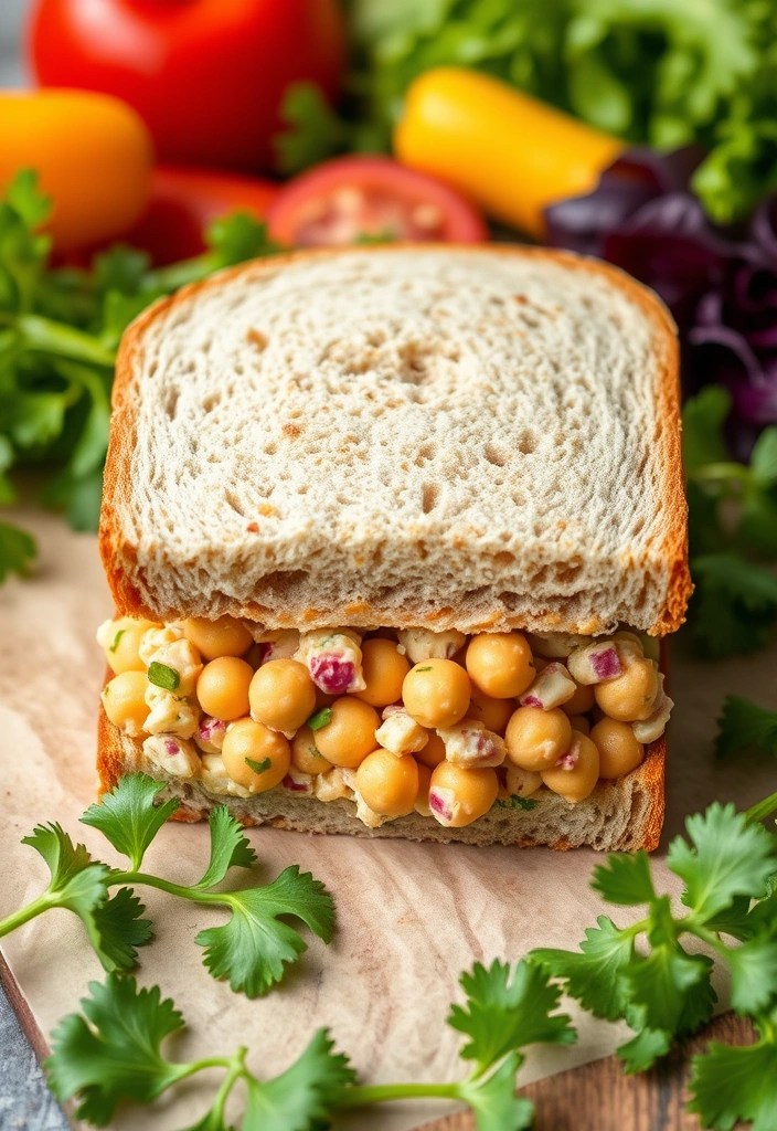 11 Meal Prep Ideas for Gluten-Free Lunches That Are Healthy and Filling (You’ll Crave #5!) - 9. Chickpea Salad Sandwiches