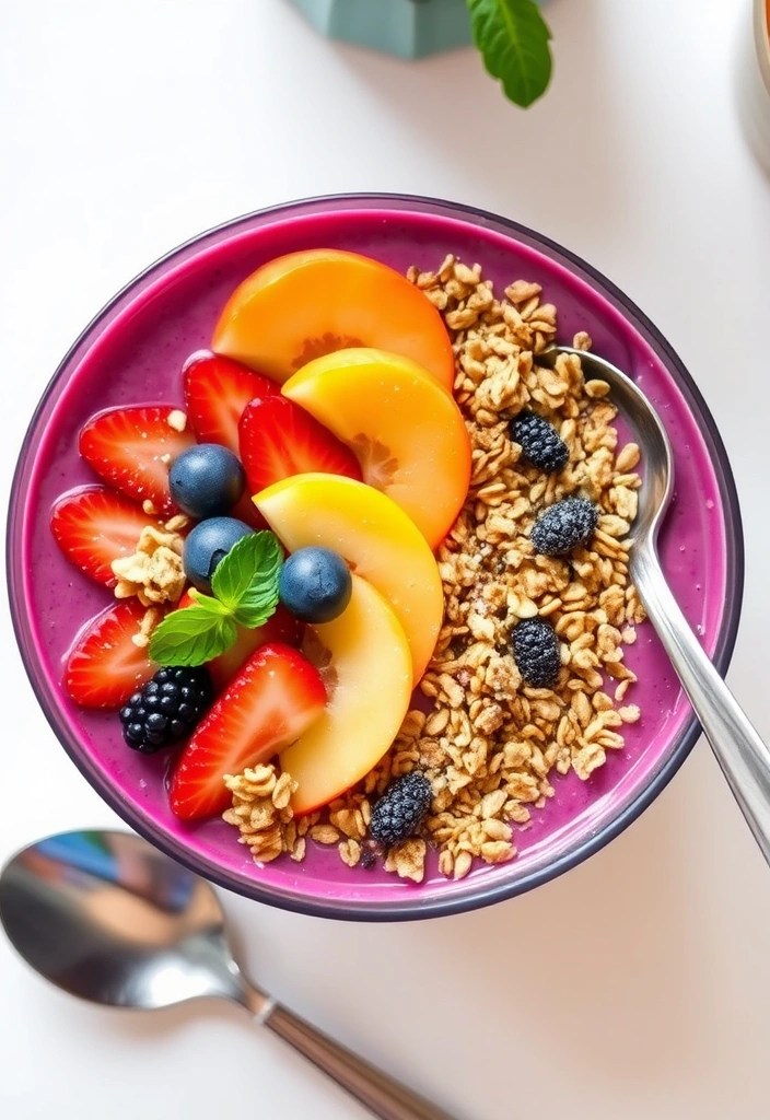 12 Mouthwatering Healthy Snacks You Can Make in Under 10 Minutes (You Won't Believe #5!) - 11. Smoothie Bowl