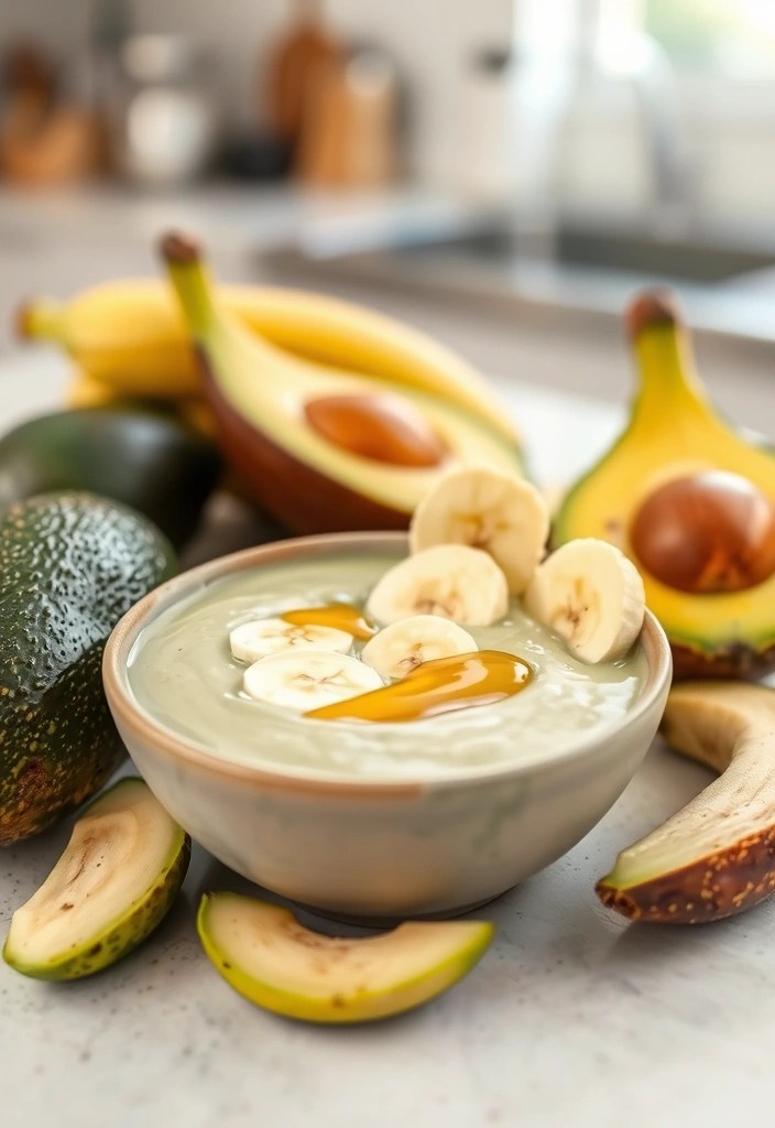 13 Delicious Healthy Meal Smoothies for Instant Energy (Don’t Miss #8!) - 5. Avocado Banana Smoothie