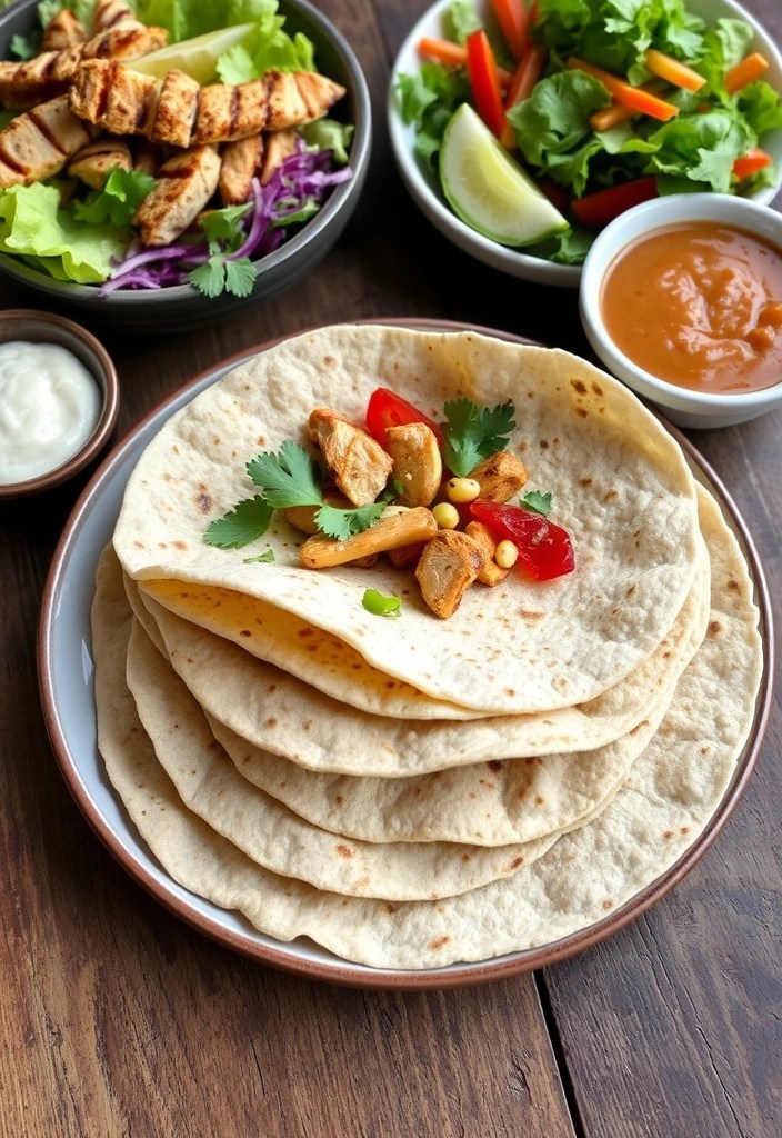13 Satisfying Low-Carb Lunches You Can Make in Minutes (#8 Will Blow Your Mind!) - 11. Almond Flour Tortilla Wraps