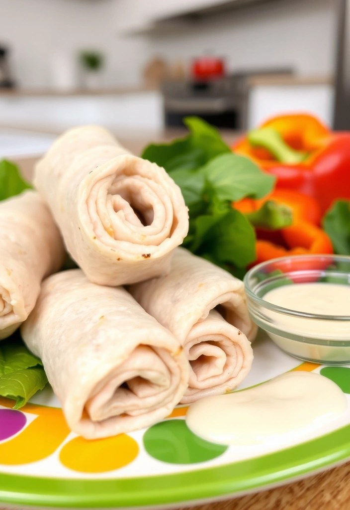 13 Satisfying Low-Carb Lunches You Can Make in Minutes (#8 Will Blow Your Mind!) - 6. Turkey and Cheese Roll-Ups