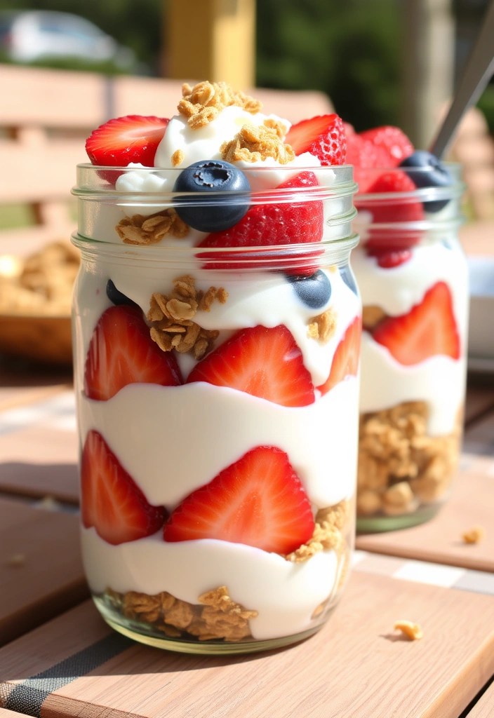 13 Seasonal Healthy Kids Lunch Ideas That Celebrate Fresh Ingredients! - 11. Greek Yogurt Parfaits