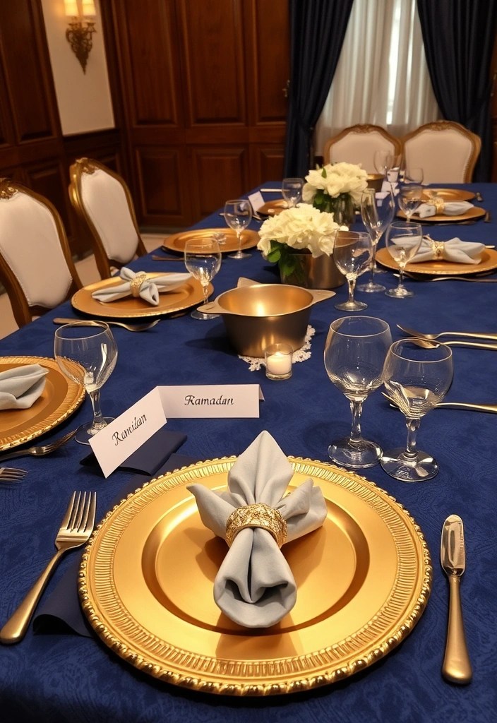 14 Cozy Ramadan Decor Ideas for Heartwarming Family Gatherings (You’ll Wish You Knew #6!) - 6. Themed Table Settings