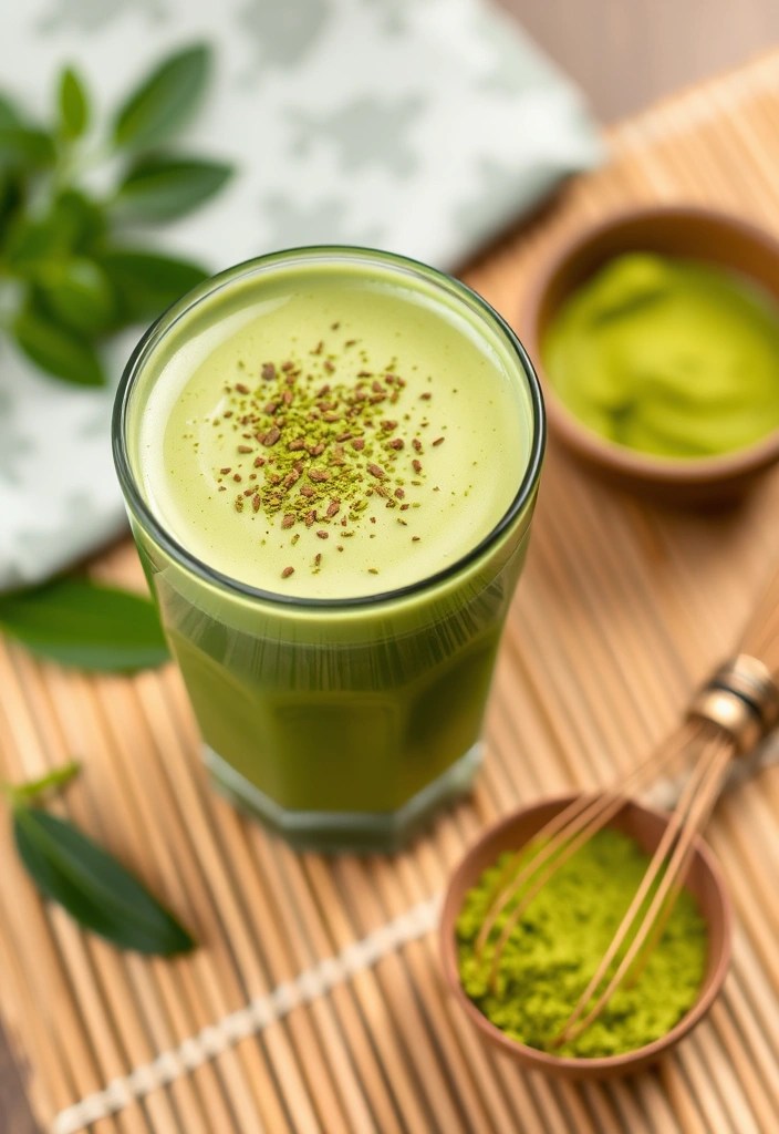 15 Delicious Healthy Smoothies That Will Detox Your Body (You Won't Believe #7!) - 10. Matcha Green Tea Refresh