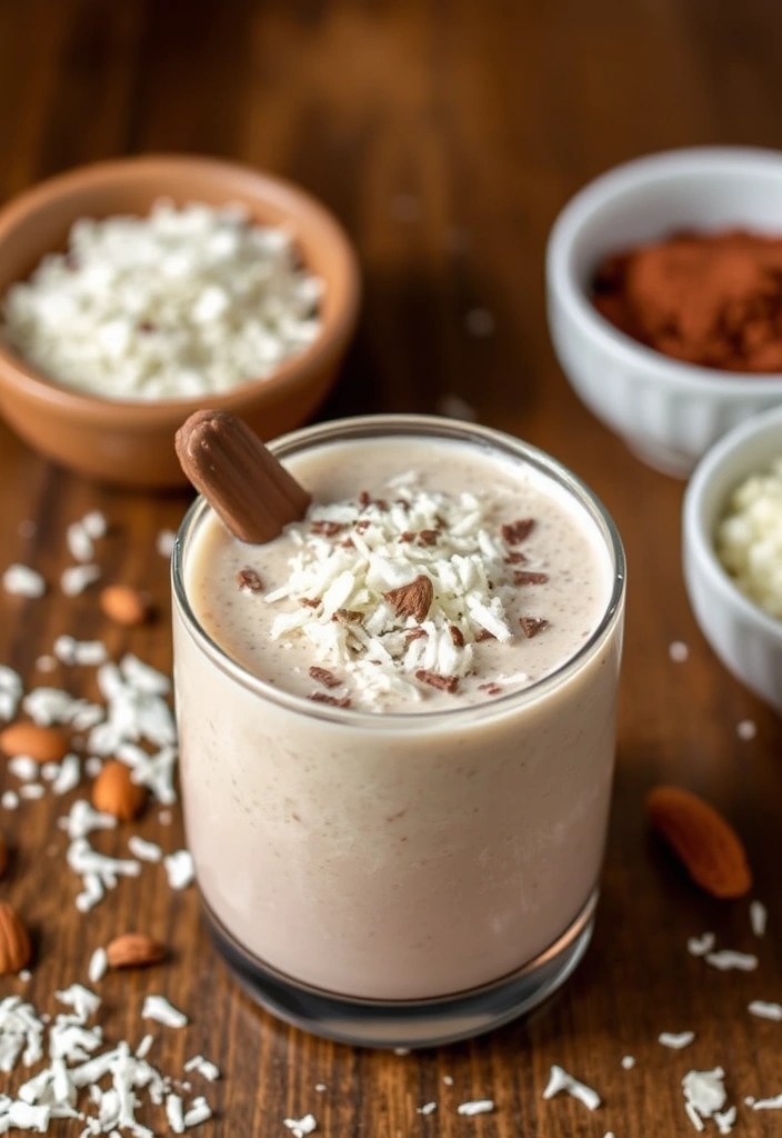 15 Delicious Healthy Smoothies That Will Detox Your Body (You Won't Believe #7!) - 13. Almond Joy Smoothie