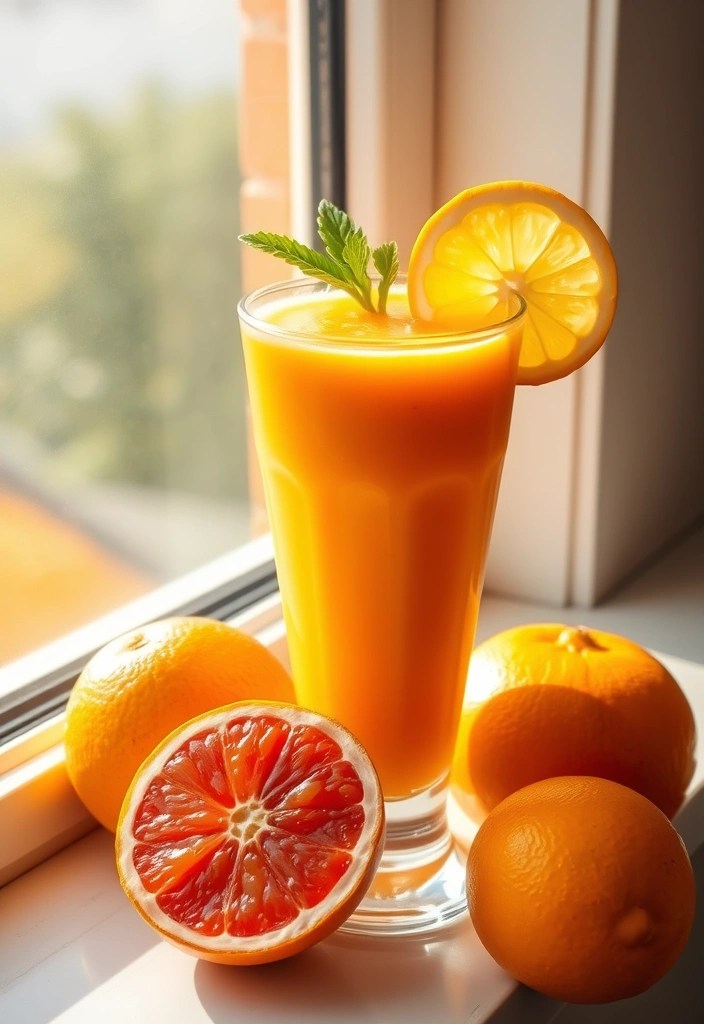 15 Delicious Healthy Smoothies That Will Detox Your Body (You Won't Believe #7!) - 6. Citrus Spin Detox