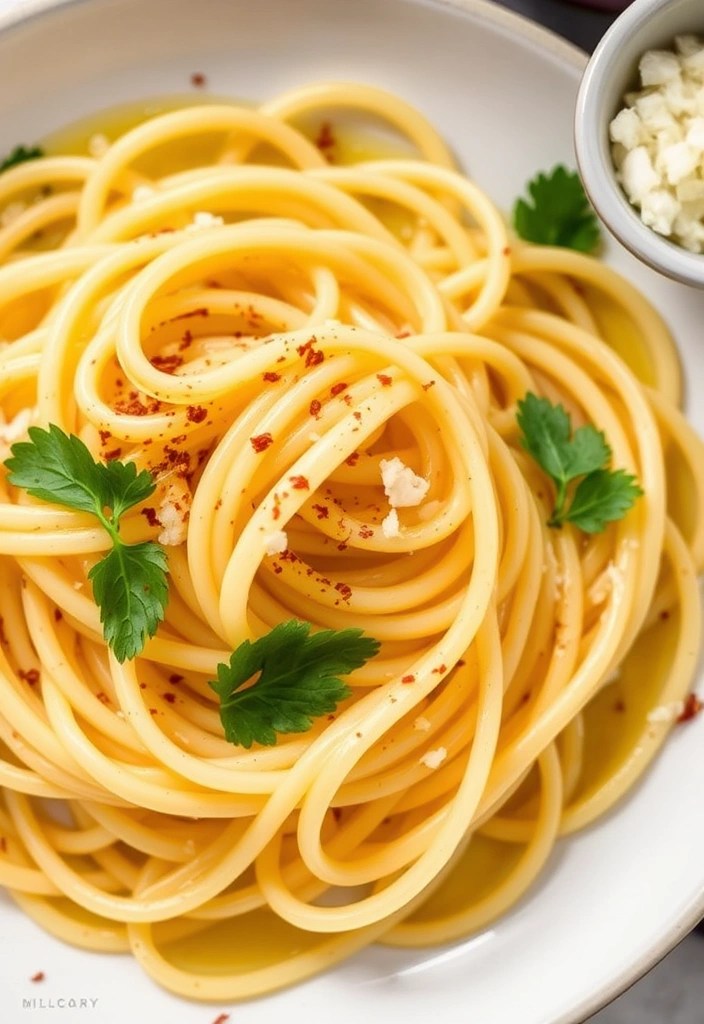 15 Healthy Dinner Recipes You Can Whip Up in 30 Minutes or Less (Your Family Will Love #7!) - 4. Spaghetti Aglio e Olio
