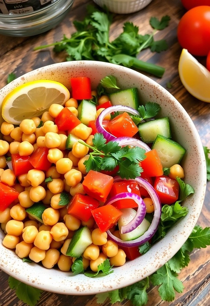15 Healthy Dinner Recipes You Can Whip Up in 30 Minutes or Less (Your Family Will Love #7!) - 6. Mediterranean Chickpea Bowls
