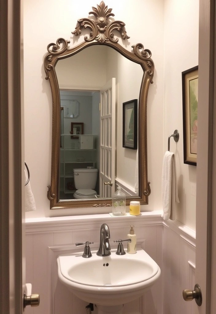 15 Ingenious Small Bathroom Hacks That'll Make You Say 'Why Didn't I Think of That?!' - 3. Incorporate Mirrors for Depth