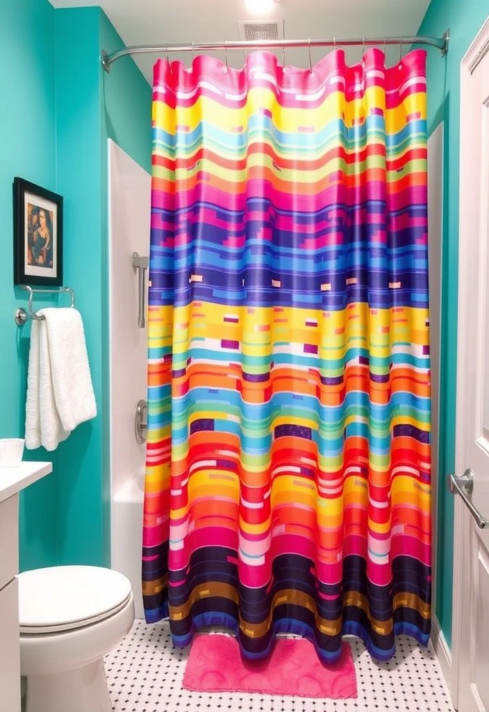 15 Ingenious Small Bathroom Hacks That'll Make You Say 'Why Didn't I Think of That?!' - 4. Opt for a Shower Curtain instead of a Door