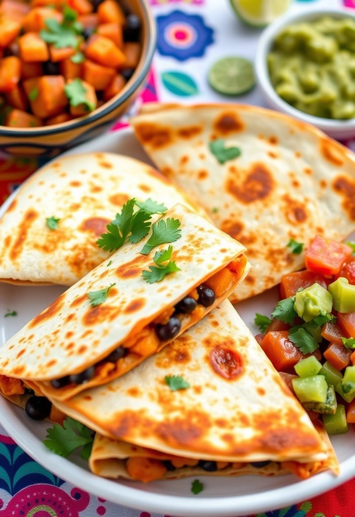15 Quick and Easy Healthy Dinner Recipes for Busy Weeknights (Say Goodbye to Takeout!) - 12. Sweet Potato and Black Bean Quesadillas