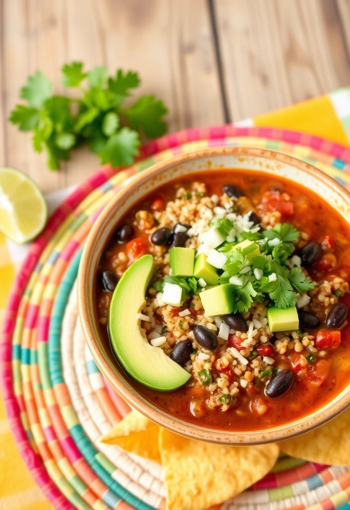 15 Quick and Easy Healthy Dinner Recipes for Busy Weeknights (Say Goodbye to Takeout!) - 2. Quinoa and Black Bean Chili