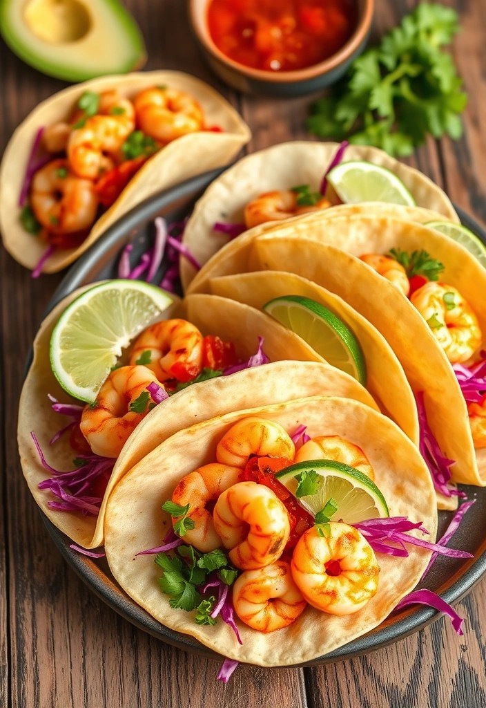 15 Quick and Easy Healthy Dinner Recipes for Busy Weeknights (Say Goodbye to Takeout!) - 6. Easy Shrimp Tacos