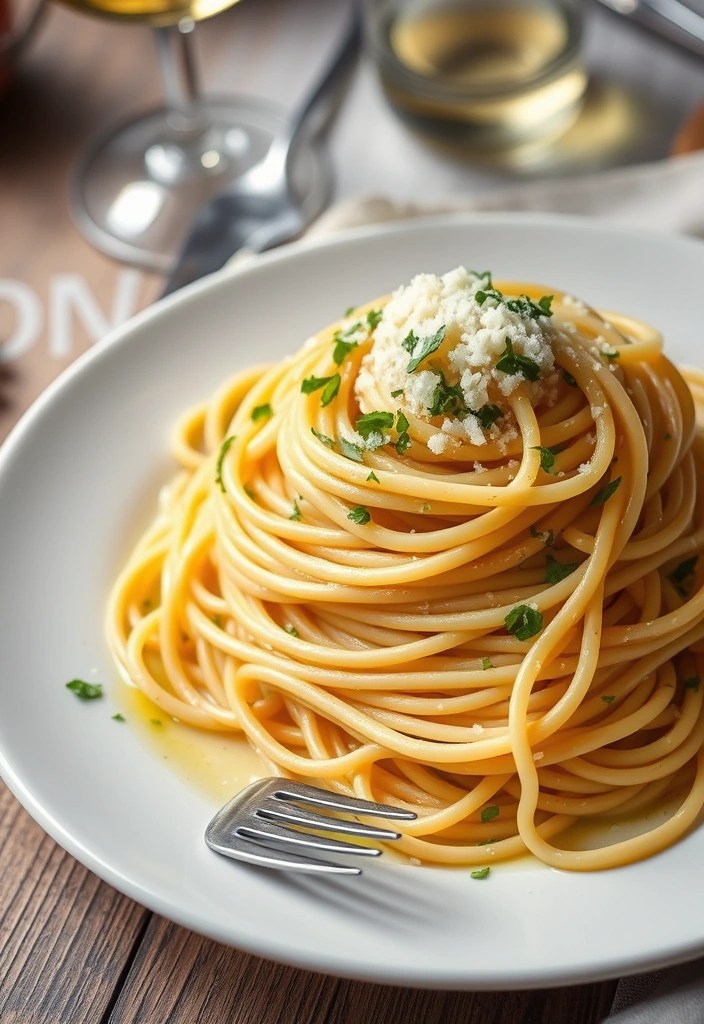 15 Quick and Easy Healthy Dinner Recipes for Busy Weeknights (Say Goodbye to Takeout!) - 8. Spaghetti Aglio e Olio