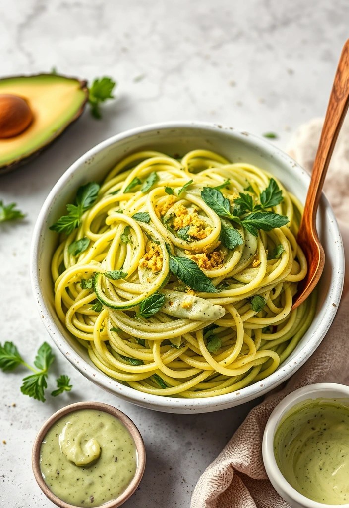 16 Plant-Based Meals That Are So Tasty, You Won't Miss Meat (Especially #3!) - 10. Zucchini Noodles with Avocado Sauce