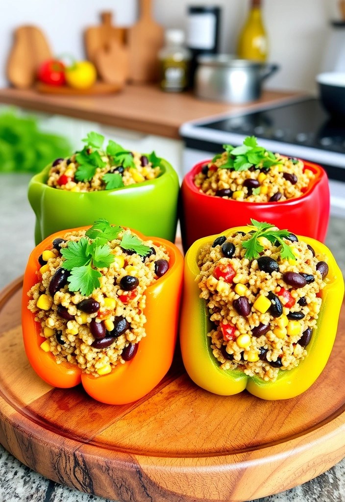 16 Plant-Based Meals That Are So Tasty, You Won't Miss Meat (Especially #3!) - 7. Stuffed Bell Peppers