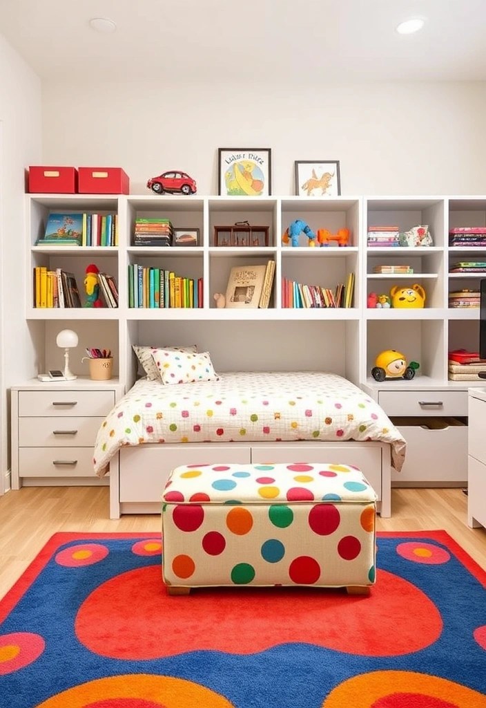 16 Stylish and Safe Kids' Room Ideas Every Parent Needs to Know (Check Out #9!) - 3. Smart Storage Solutions