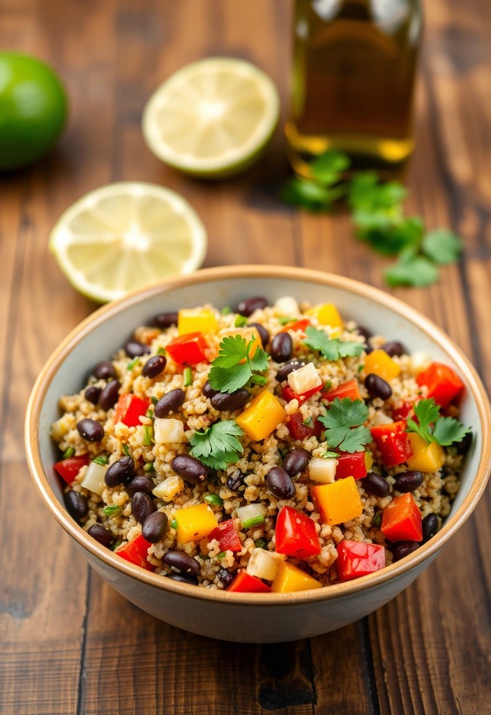 16 Sustainable Recipes That Are Good for You and the Planet (You’ll Love #5!) - 1. Quinoa & Black Bean Salad