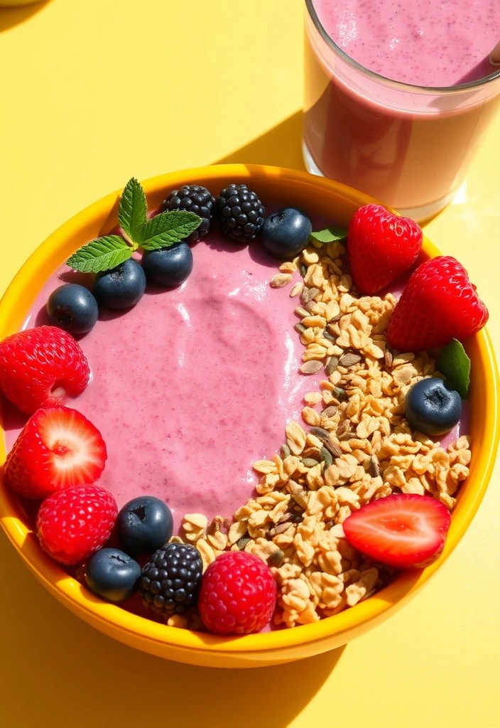 16 Sustainable Recipes That Are Good for You and the Planet (You’ll Love #5!) - 13. Berry Smoothie Bowl
