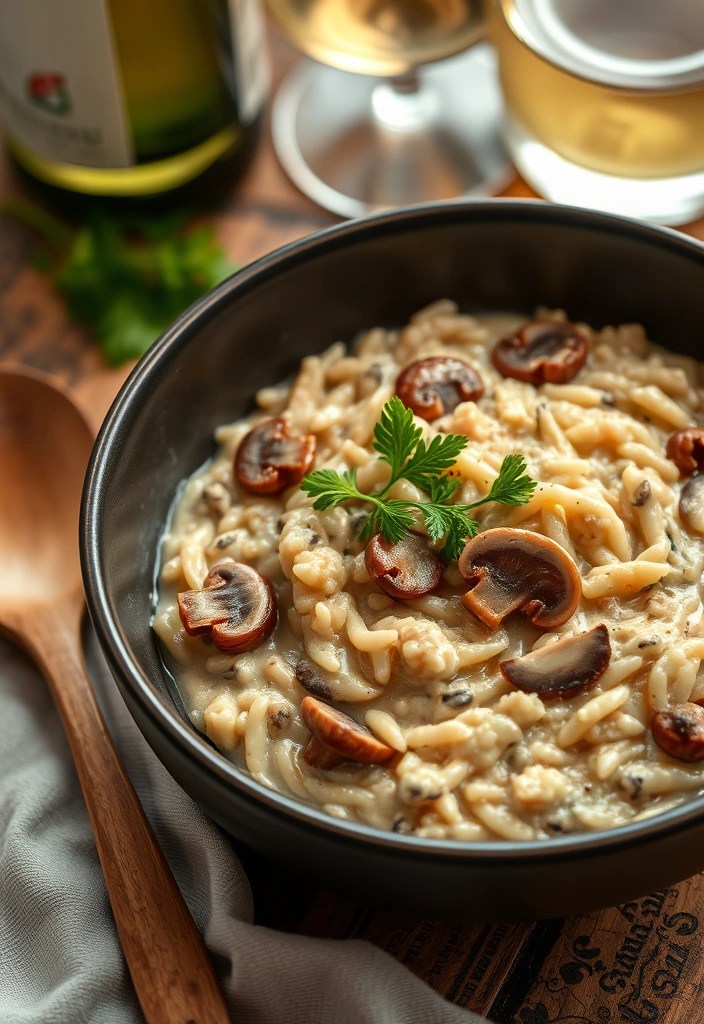 16 Sustainable Recipes That Are Good for You and the Planet (You’ll Love #5!) - 7. Mushroom Risotto