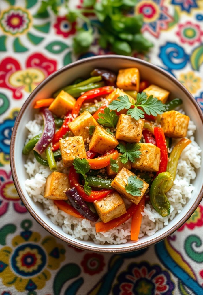 17 Healthy Vegetarian Dinner Recipes That Are Surprisingly Simple! - 10. Veggie Stir-Fry with Tofu