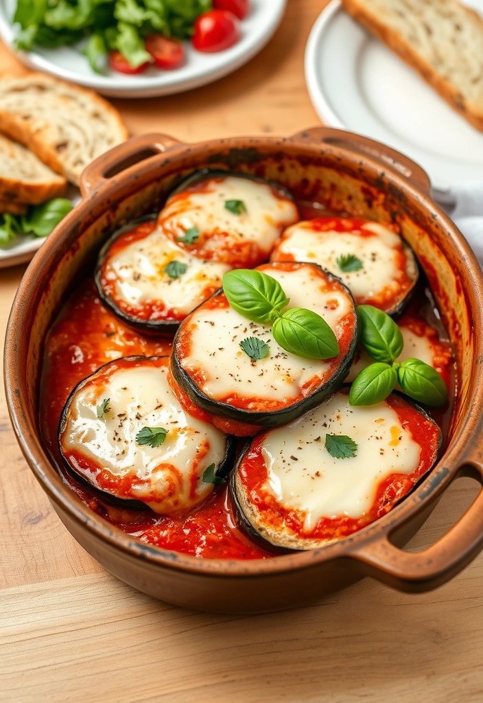 17 Healthy Vegetarian Dinner Recipes That Are Surprisingly Simple! - 13. Eggplant Parmesan