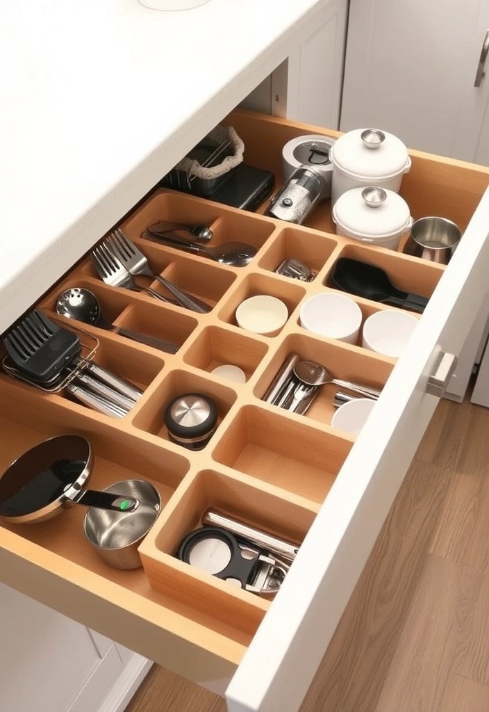 17 Small Kitchen Hacks That Maximize Space and Style (You Need to Try #5!) - 3. Smart Drawer Organizers