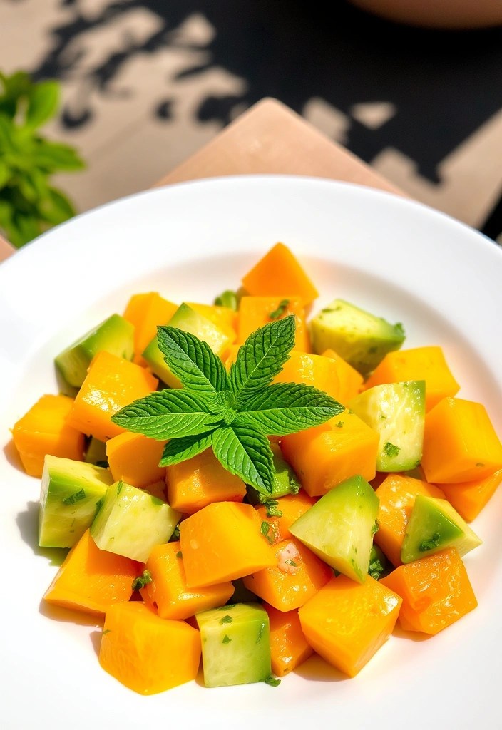 18 Healthy Salad Recipes That’ll Make You Want to Eat Your Greens (Don't Miss #11!) - 5. Tropical Mango Avocado Salad