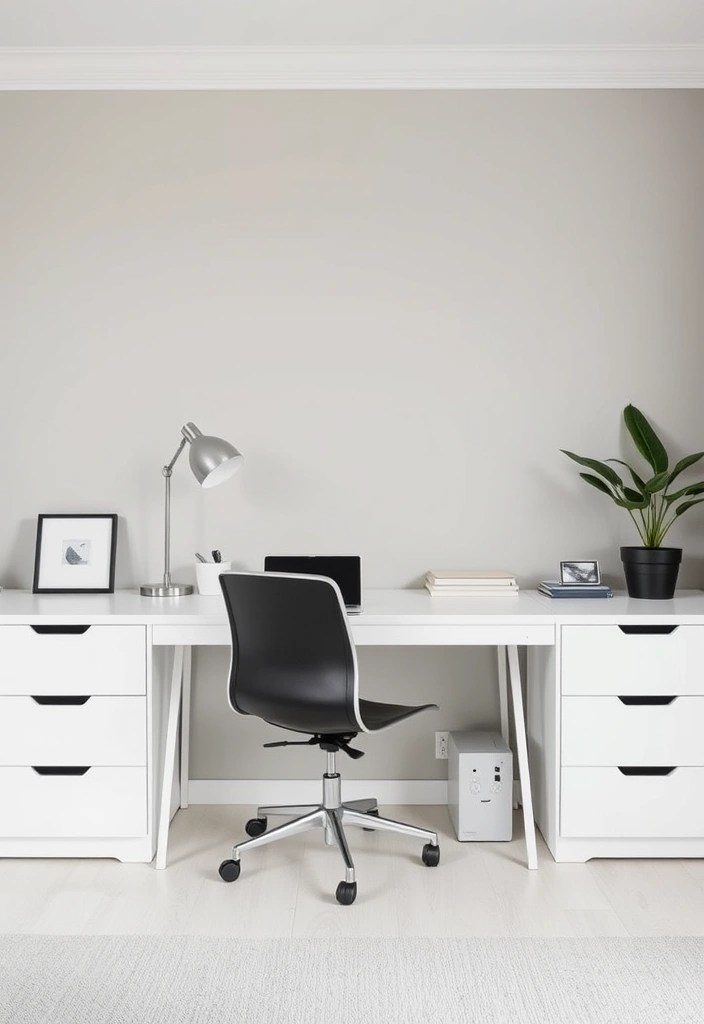 19 Genius Home Office Organization Tips to Declutter Your Space and Boost Your Efficiency! - 6. Embrace Minimalism