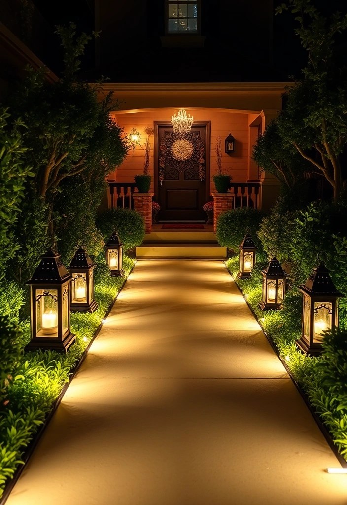 19 Magical Lighting Ideas for Ramadan Decor That Will Set the Perfect Mood! - 10. Glimmering LED Pathway Lights
