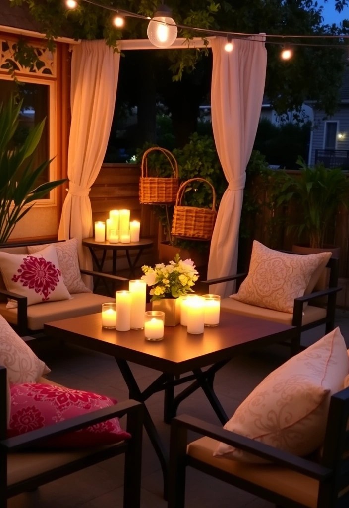19 Magical Lighting Ideas for Ramadan Decor That Will Set the Perfect Mood! - 13. Candlelit Outdoor Gatherings