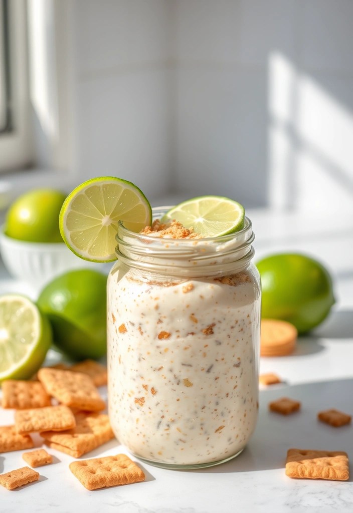 19 Overnight Oats Recipes You’ll Want to Wake Up to Every Morning (Especially #11!) - 13. Key Lime Pie Overnight Oats