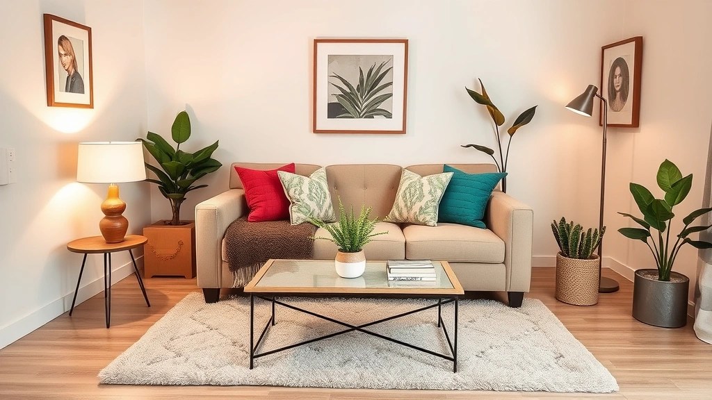 20 Budget-Friendly Ideas to Make Your Small Apartment Living Room Look Chic and&nbsp;Stylish!