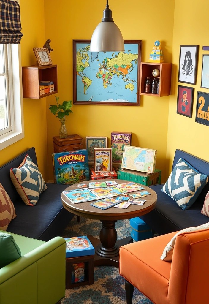 20 Fun Kids Room Decor Ideas That Your Children Will Adore! - 20. Interactive Game Corner