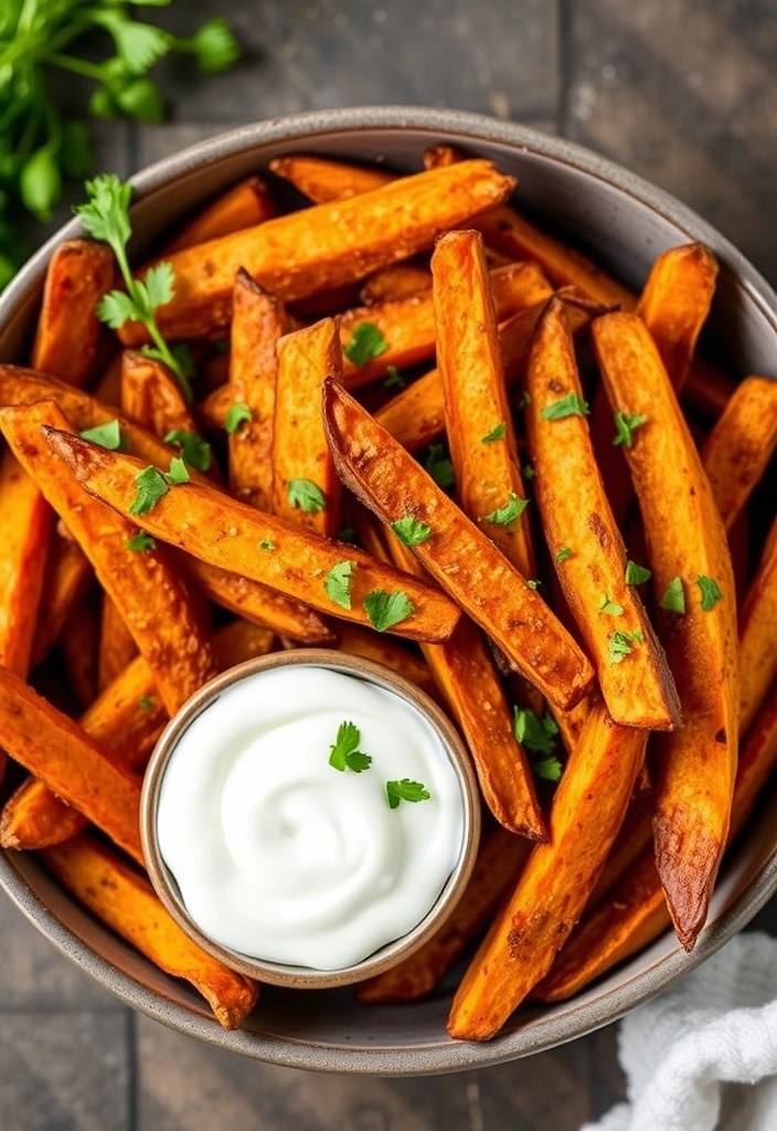 20 Guilt-Free Healthy Snacks You Can Make in Minutes (Say Goodbye to Junk Food!) - 15. Sweet Potato Fries