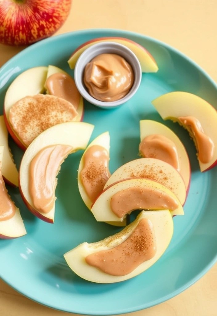 20 Guilt-Free Healthy Snacks You Can Make in Minutes (Say Goodbye to Junk Food!) - 9. Peanut Butter Apple Slices