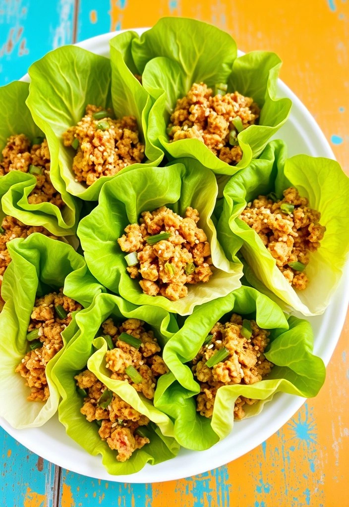 20 Quick Healthy Dinner Recipes for Busy Nights (You Won't Believe #9!) - 15. Asian Chicken Lettuce Wraps