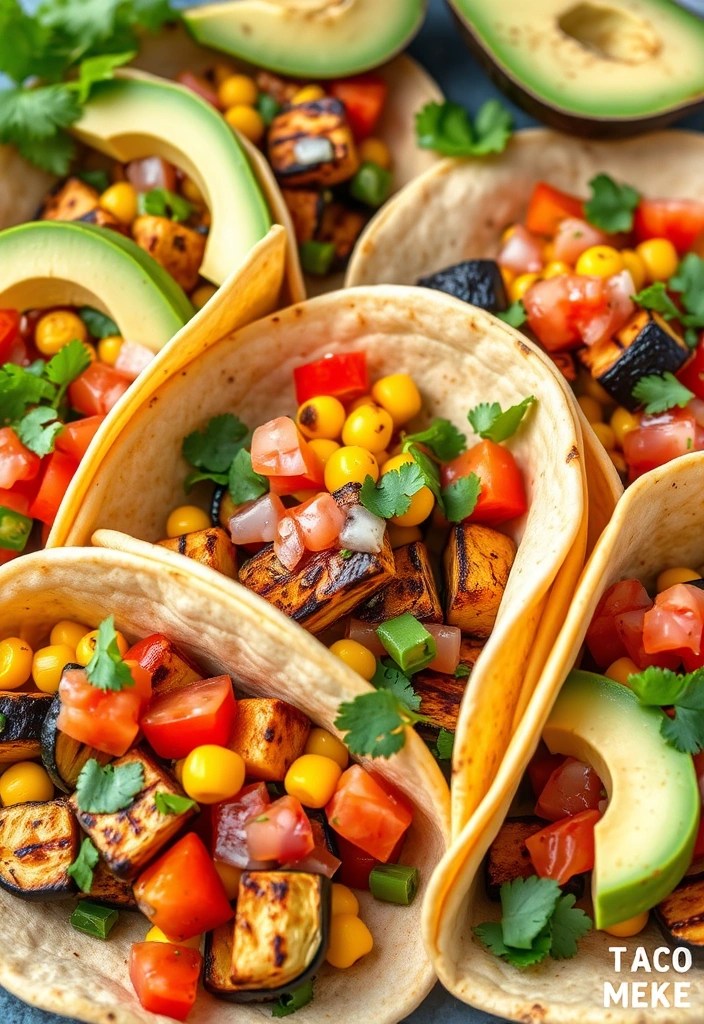 20 Quick Healthy Dinner Recipes for Busy Nights (You Won't Believe #9!) - 18. Grilled Veggie Tacos
