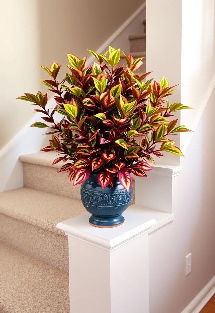 21 Beautiful Plants Perfect for Your Stairs (Greenery Goals Achieved!) - 8. Chinese Evergreen (Aglaonema)