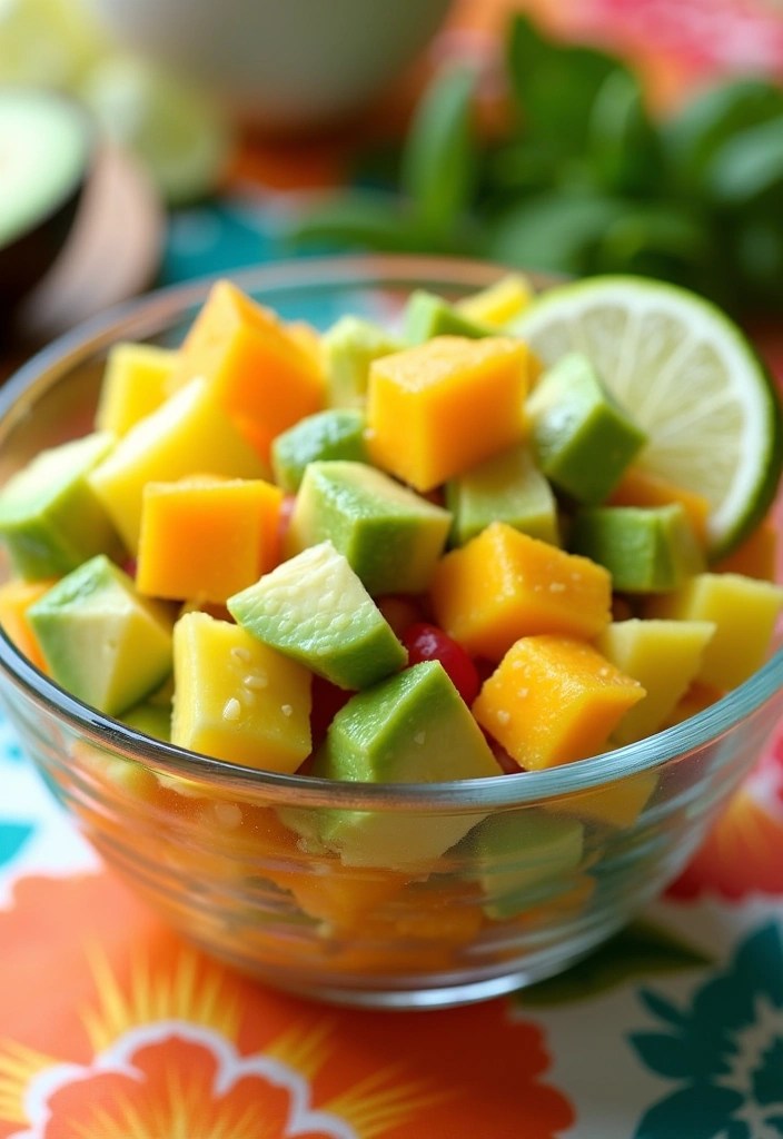 5 Family-Friendly Avocado Salad Ideas That Even Kids Will Love! - 3. Tropical Avocado Salad