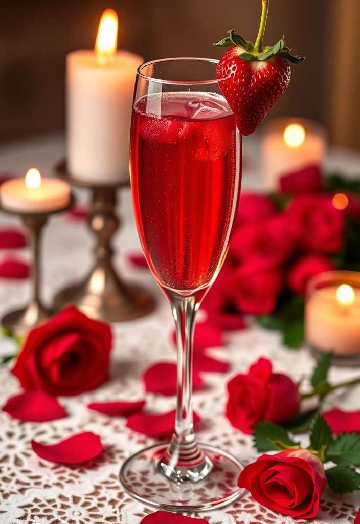 7 Boozy Valentine's Day Drinks to Get You in the Mood (You’ll Love #2!) - 2. Strawberry Kiss