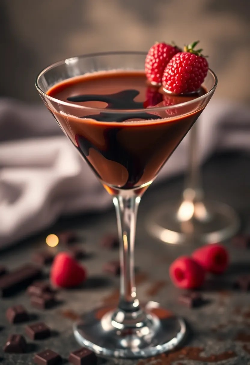 7 Boozy Valentine's Day Drinks to Get You in the Mood (You’ll Love #2!) - 3. Chocolate Raspberry Martini