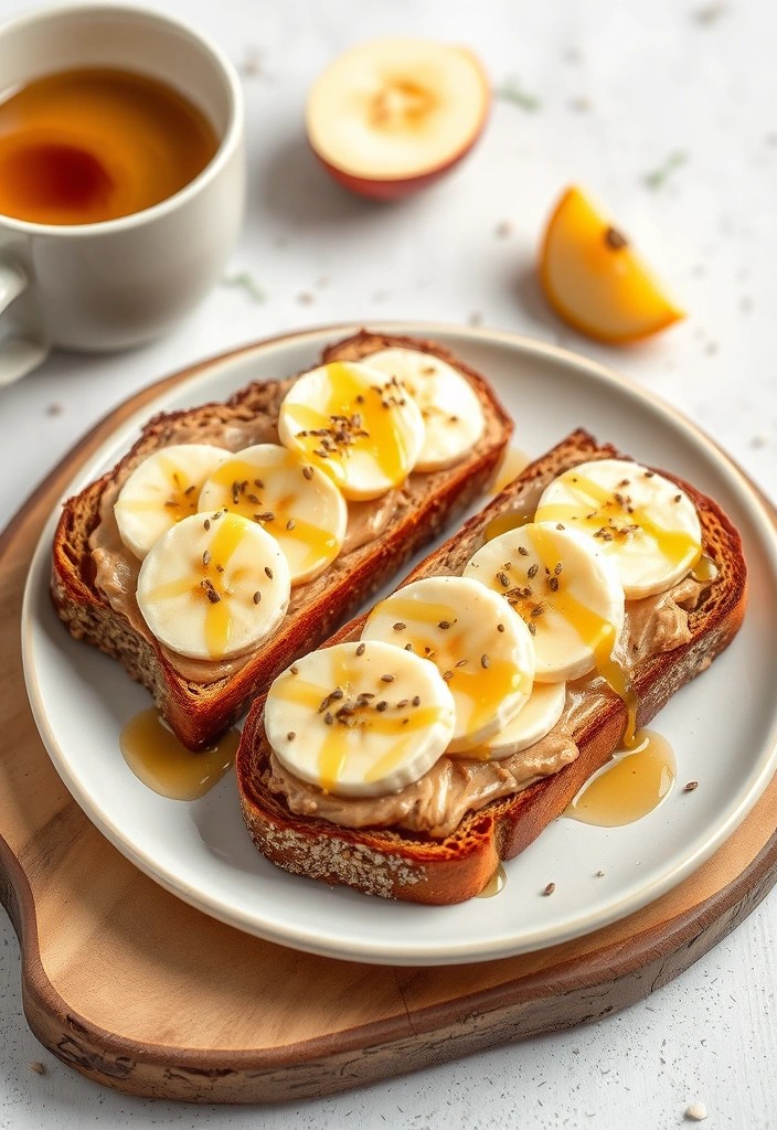 7 Energy-Boosting Healthy Breakfasts You Need to Try Today (Your Mornings Will Thank You!) - 7. Nut Butter Banana Toast