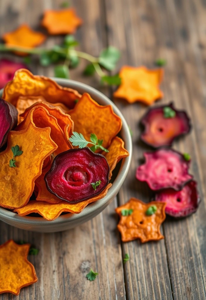 7 Genius Healthy Snack Hacks That Will Change Your Snack Game Forever! (You Have to Try #2!) - 1. Veggie Chips with a Twist