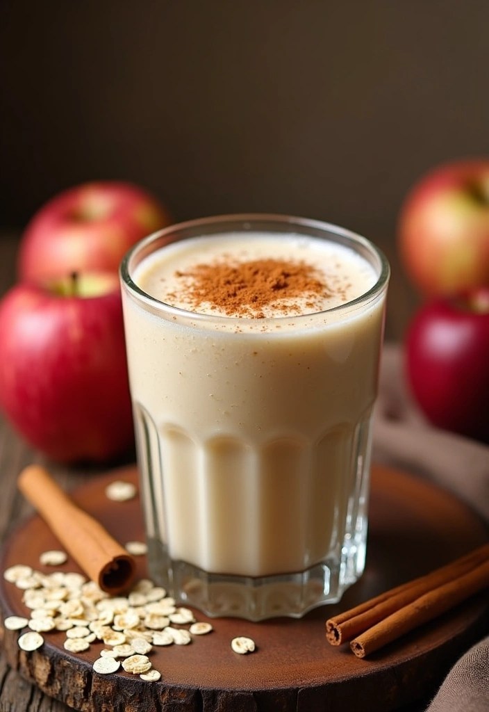 8 Fiber-Rich Smoothies for Detoxing Your Body (You’ll Love #6!) - 5. Spiced Apple Fiber Smoothie